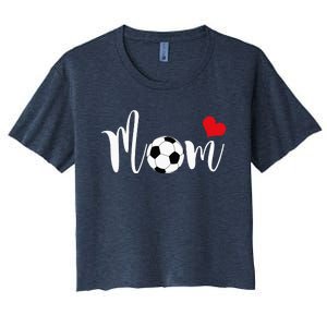 Soccer Mom Shirt for  Love You Mom Women's Crop Top Tee