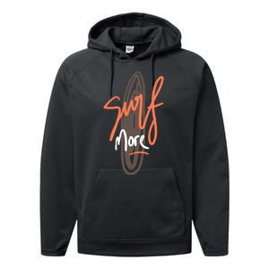 Surf More Performance Fleece Hoodie