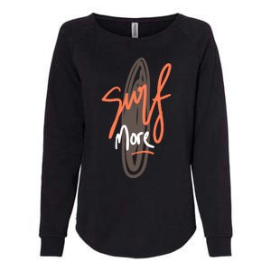 Surf More Womens California Wash Sweatshirt