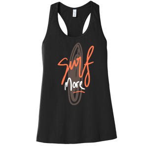 Surf More Women's Racerback Tank