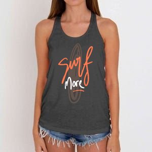 Surf More Women's Knotted Racerback Tank