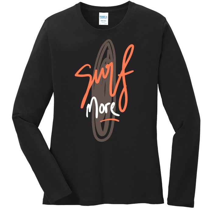 Surf More Ladies Long Sleeve Shirt