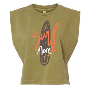 Surf More Garment-Dyed Women's Muscle Tee