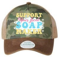 Soap Making Support Your Local Soap Maker Gift Legacy Tie Dye Trucker Hat