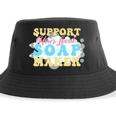 Soap Making Support Your Local Soap Maker Gift Sustainable Bucket Hat