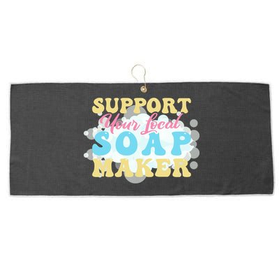 Soap Making Support Your Local Soap Maker Gift Large Microfiber Waffle Golf Towel