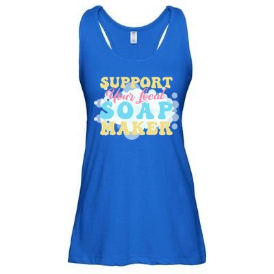 Soap Making Support Your Local Soap Maker Gift Ladies Essential Flowy Tank