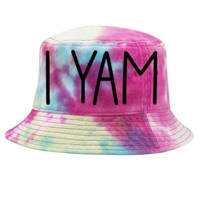 SheS My Sweet Potato I Yam Set Couples Thanksgiving Tie-Dyed Bucket Hat