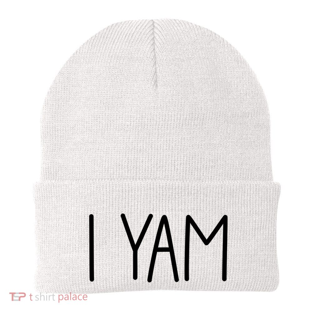 SheS My Sweet Potato I Yam Set Couples Thanksgiving Beanie