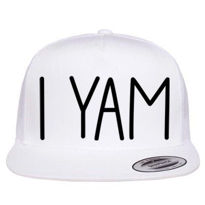 SheS My Sweet Potato I Yam Set Couples Thanksgiving Flat Bill Trucker Hat