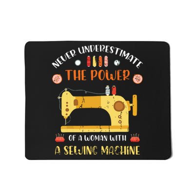 Sewing Machine Seamstress Sewer Women Girl Quilting Sewing Mousepad