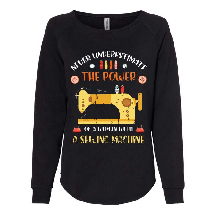 Sewing Machine Seamstress Sewer Women Girl Quilting Sewing Womens California Wash Sweatshirt