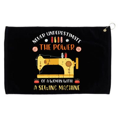 Sewing Machine Seamstress Sewer Women Girl Quilting Sewing Grommeted Golf Towel