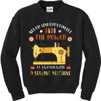 Sewing Machine Seamstress Sewer Women Girl Quilting Sewing Kids Sweatshirt