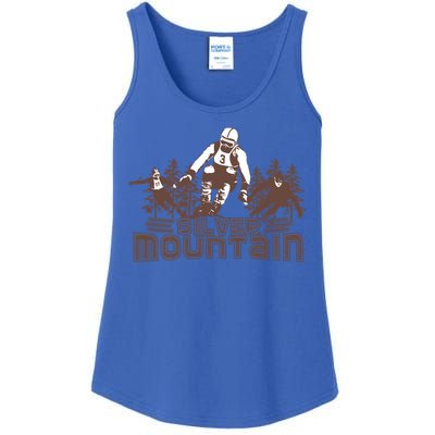 Silver Mountain Skiing Ski Gift Ladies Essential Tank