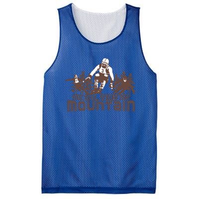 Silver Mountain Skiing Ski Gift Mesh Reversible Basketball Jersey Tank