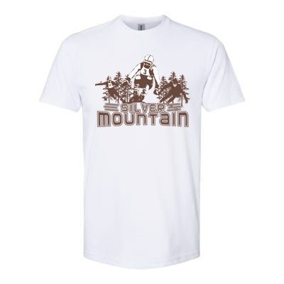 Silver Mountain Skiing Ski Gift Softstyle CVC T-Shirt