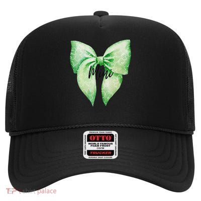 St mini High Crown Mesh Back Trucker Hat