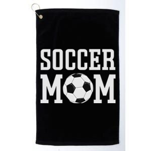 Soccer Mama Soccer Mom Gift Platinum Collection Golf Towel