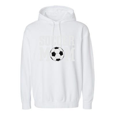 Soccer Mama Soccer Mom Gift Garment-Dyed Fleece Hoodie