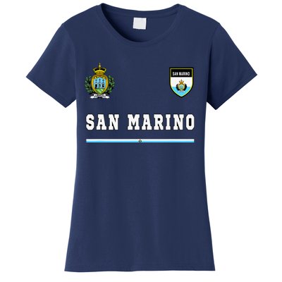 San Marino Sportsoccer Jersey Flag Football Women's T-Shirt