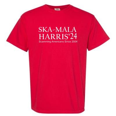 Ska Mala Skamala Kamala Harris 2024 Scamming Americans Since Garment-Dyed Heavyweight T-Shirt