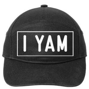 She's My Sweet Potato I Yam Set Couples Thanksgiving 7-Panel Snapback Hat