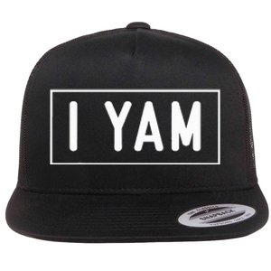 She's My Sweet Potato I Yam Set Couples Thanksgiving Flat Bill Trucker Hat