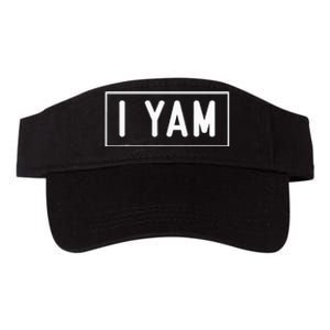 She's My Sweet Potato I Yam Set Couples Thanksgiving Valucap Bio-Washed Visor