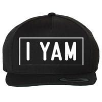 She's My Sweet Potato I Yam Set Couples Thanksgiving Wool Snapback Cap