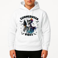 Summerween Magic Skeleton Enjoying Ice Cream Delight Hoodie