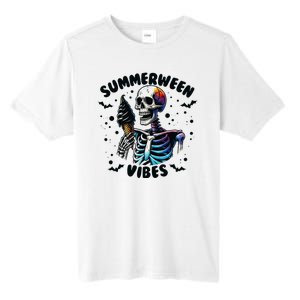 Summerween Magic Skeleton Enjoying Ice Cream Delight Tall Fusion ChromaSoft Performance T-Shirt