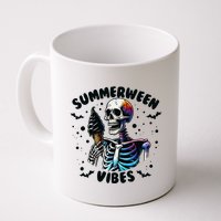 Summerween Magic Skeleton Enjoying Ice Cream Delight Mug