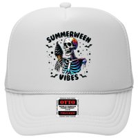 Summerween Magic Skeleton Enjoying Ice Cream Delight Trucker Hat