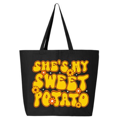 Shes My Sweet Potato I Yam Thanksgiving Matching Couples 25L Jumbo Tote