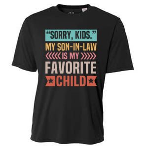 Sorry My Son In Law Is My Favorite Child Mothers Day Cooling Performance Crew T-Shirt