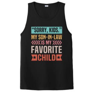 Sorry My Son In Law Is My Favorite Child Mothers Day PosiCharge Competitor Tank