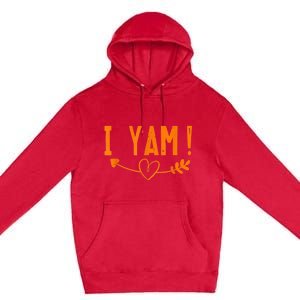 She's My Sweet Potato I Yam Couples Funny Thanksgiving Premium Pullover Hoodie