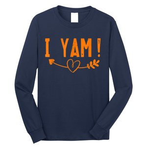 She's My Sweet Potato I Yam Couples Funny Thanksgiving Long Sleeve Shirt