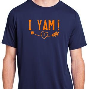 She's My Sweet Potato I Yam Couples Funny Thanksgiving Adult ChromaSoft Performance T-Shirt