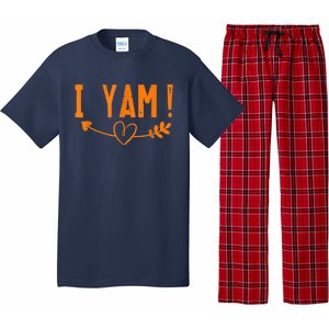 She's My Sweet Potato I Yam Couples Funny Thanksgiving Pajama Set