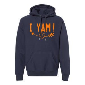 She's My Sweet Potato I Yam Couples Funny Thanksgiving Premium Hoodie