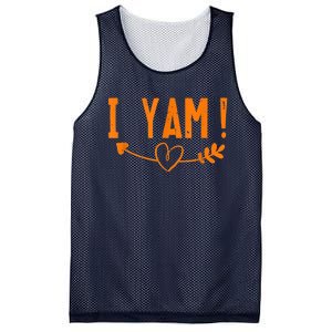 She's My Sweet Potato I Yam Couples Funny Thanksgiving Mesh Reversible Basketball Jersey Tank