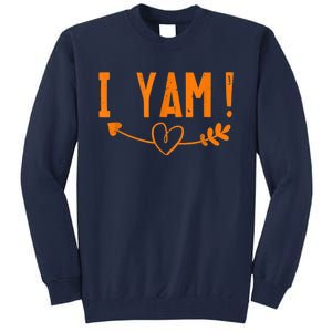 She's My Sweet Potato I Yam Couples Funny Thanksgiving Tall Sweatshirt