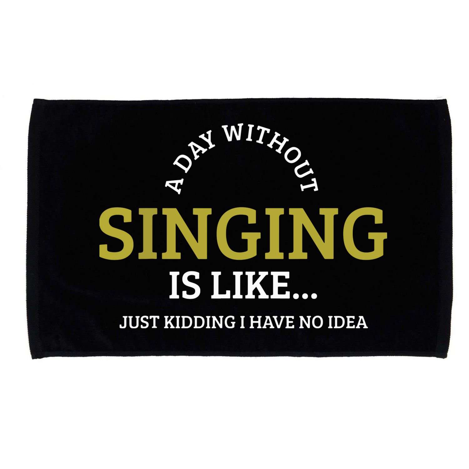 Singing Music Singer Microfiber Hand Towel