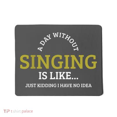 Singing Music Singer Mousepad