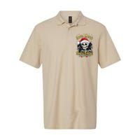 Sorta Merry Sorta Scary Funny Christmas Skeleton Softstyle Adult Sport Polo