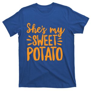 Shes My Sweet Potato I Yam Funny Holiday Food Pun Cool Gift T-Shirt