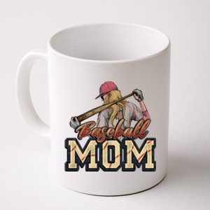 Strong Mom, Strong Swing | Celebrating Baseball Moms Coffee Mug