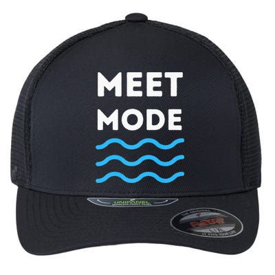 Swim Meet Swimming Meet Mode Competitive Swimming Flexfit Unipanel Trucker Cap